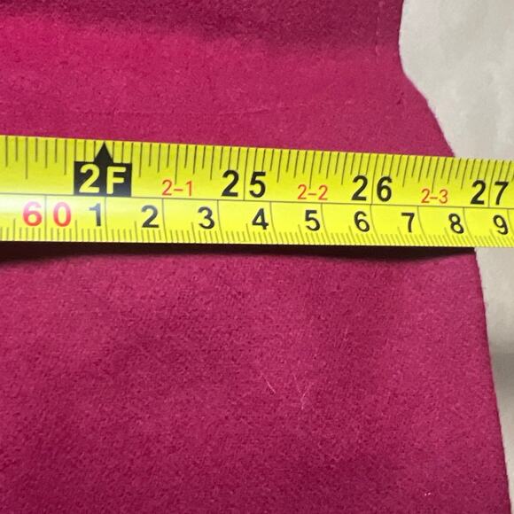 Pendleton Size 22W Wool Pink Button Blazer Burgundy - Picture 5 of 7